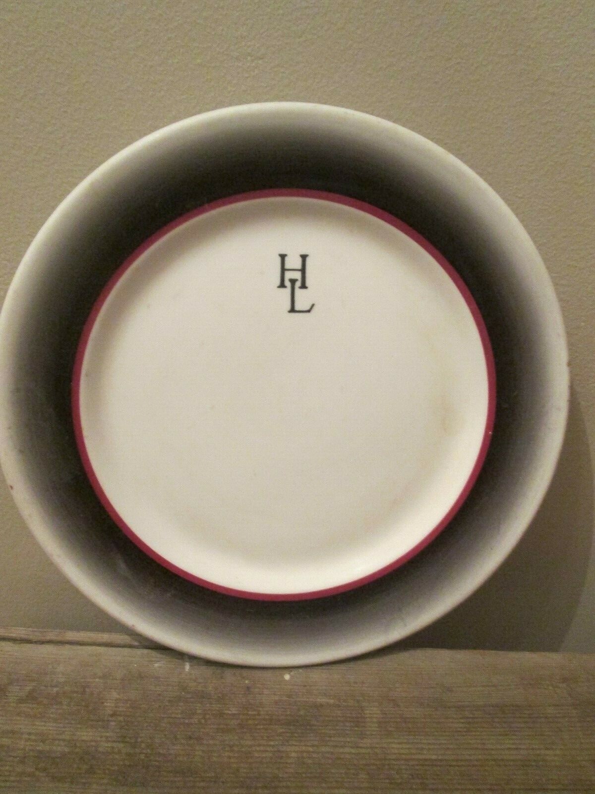 Hotel Langley Restaurant China 9" Dinner Plate - Langley Fie