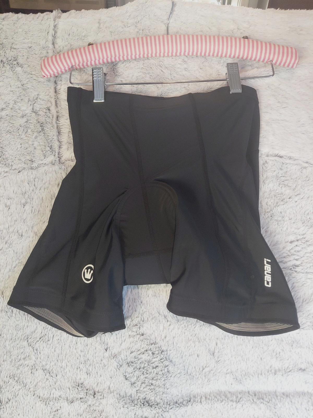 Canari Women Cycling Shorts Pro Gel Plus Black Size M Padded Bike Nylon Spandex