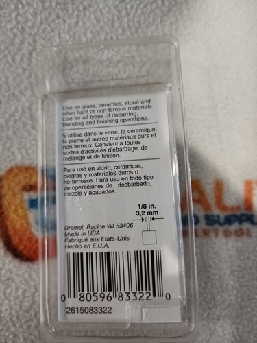 DREMEL 83322 1/8" SILICON CARBIDE GRIND STONE ATTACHMENT