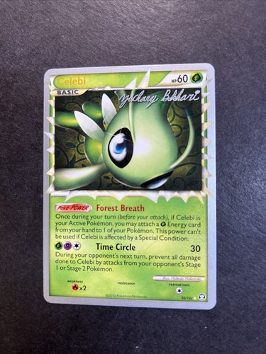 Celebi Prime 92/102 2012 World Championship Card Rare