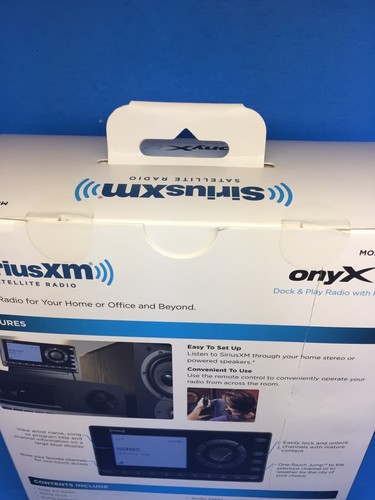 SiriusXM OnyxEZ Dock & Play Radio Home Kit portable XEZ1H1