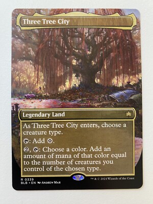 Three Tree City AUTUMN (0339) *Non-Foil* BORDERLESS BLB MTG NM/MT Combined Ship