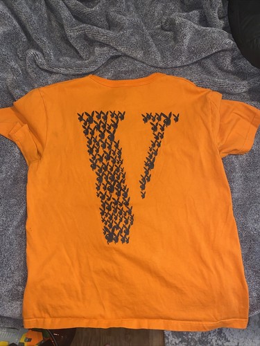 Vlone X Playboy T Shirt (Orange) | eBay
