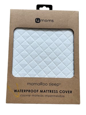 NEW 4moms Mamaroo Waterproof Mattress Cover Bassinet Sheet White Cover Baby