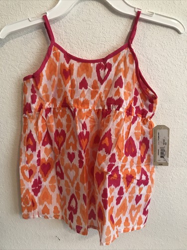トップス agu Girls Arizona Orange Tank Top Size Small 6/7 Retails $26 (tw