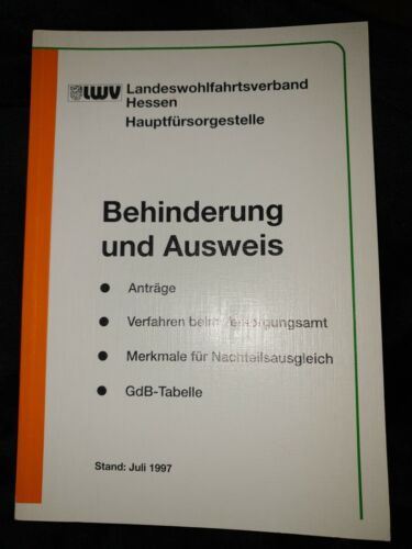Landeswohlfahrtsverband Hessen Behinderung und Ausweis ( Taschenbuch)