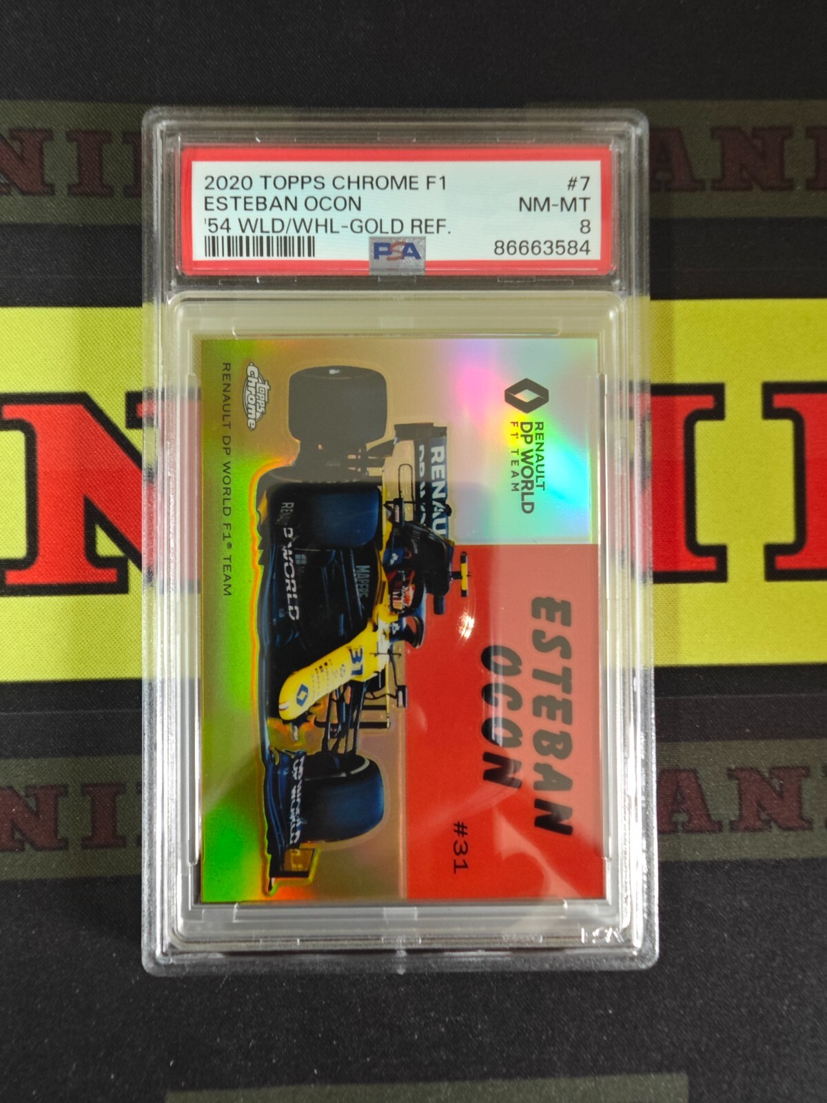 その他 2020 topps chrome f1 ESTEBAN OCON /50 2020 Topps Chrome Formula 1 Racing Gold Esteban Ocon /50 PSA