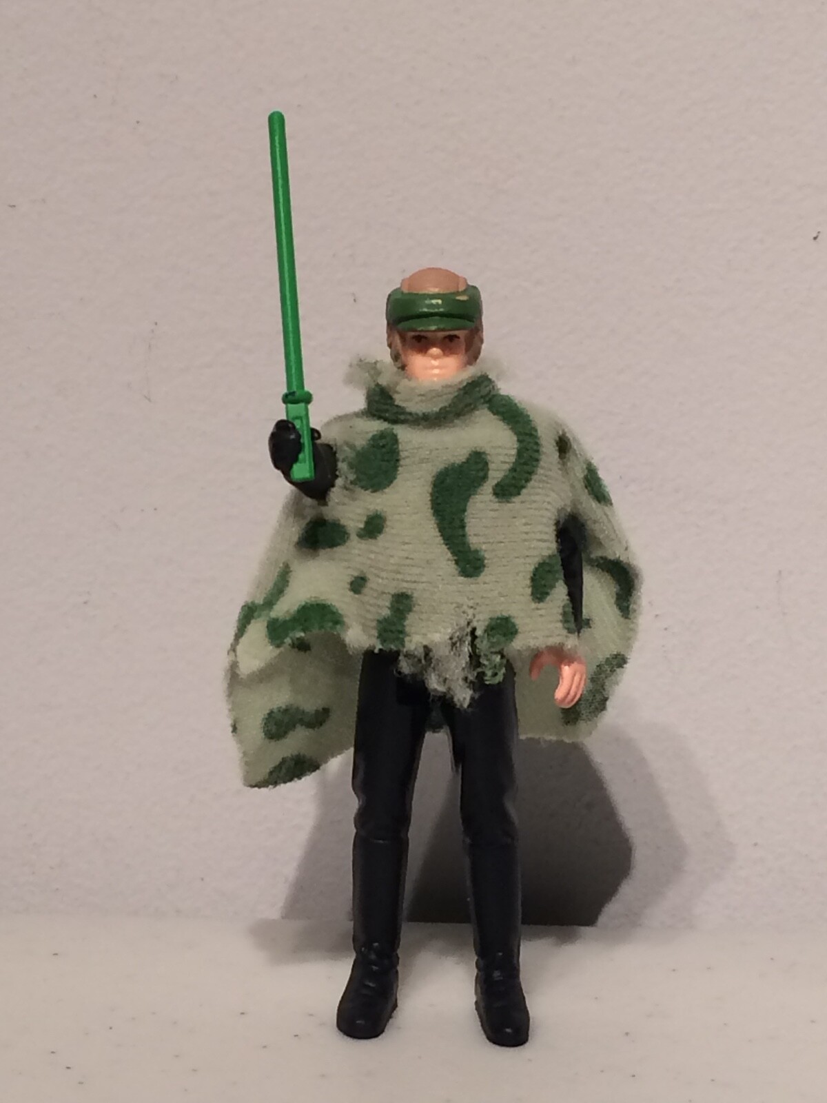 1985 POTF Battle Endor Luke Skywalker figure w Leia Combat