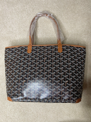 Coveted Rare and Hard to Get New Goyard Artois PM Black Tan eBay