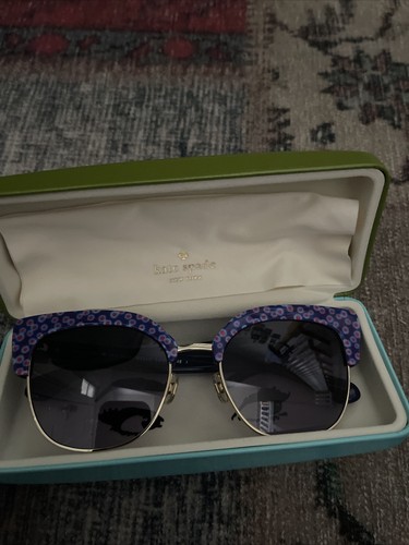 Kate Spade Hello Sunshine Cat Eye Purple Flower Sunglasses