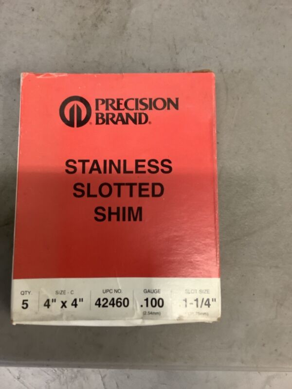 Precision Brand Stainless Slotted Shim 42460