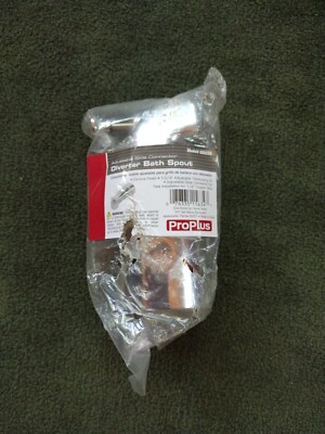 Pro Plus Diverter Bath Spout 609526, Distressed Packaging But New Item