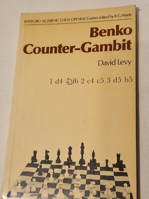 Benko counter-gambit (Batsford algebraic chess openings) Paperback USED