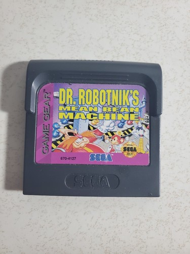 Dr. Robotnik's Mean Bean Machine (Sega Game Gear, 1993) Cart Only Tested Working