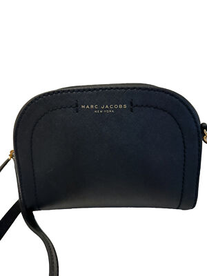 Marc Jacobs Playback Dome Crossbody Bag Clutch Black MINT. Great Price B4