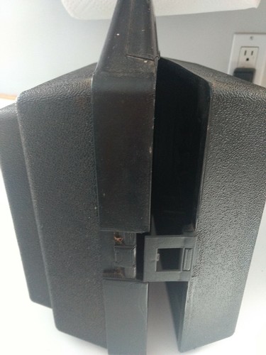 Vintage Sears Craftsman Router Case Black Hard Plastic Snap Close Part # 9-1458
