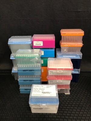 (1632) EPPENDORF RAININ BIOTIX USA SORENSON Variety Pipet Tip Racks & Empty Rack