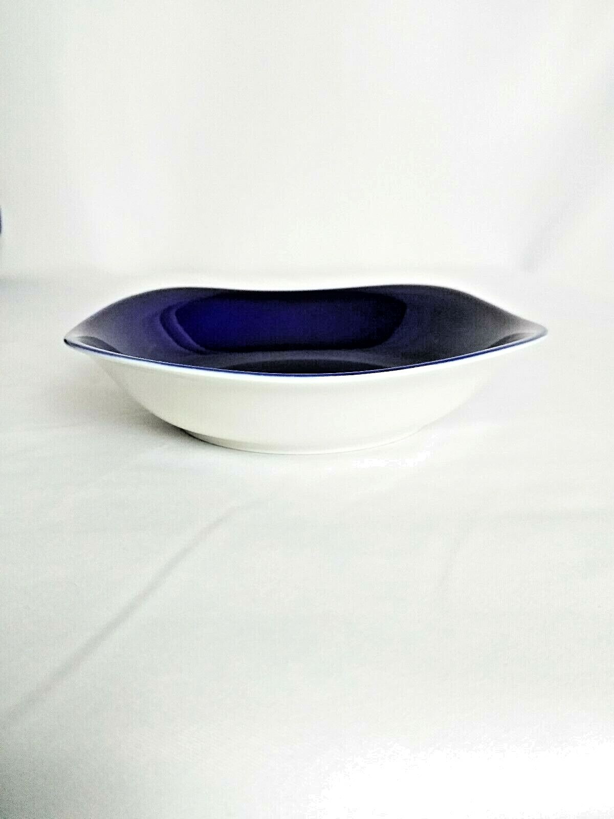 BLOCK Langental Switzerland Transition Cobalt Blue Salad Or Fruit Bowl 5 5/8
