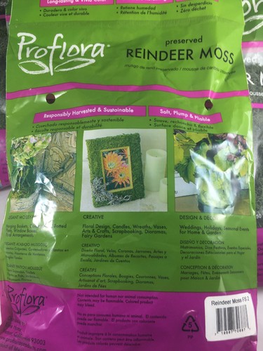 Lot Of 4 Reindeer Moss Proflora. 2 Oz Packages