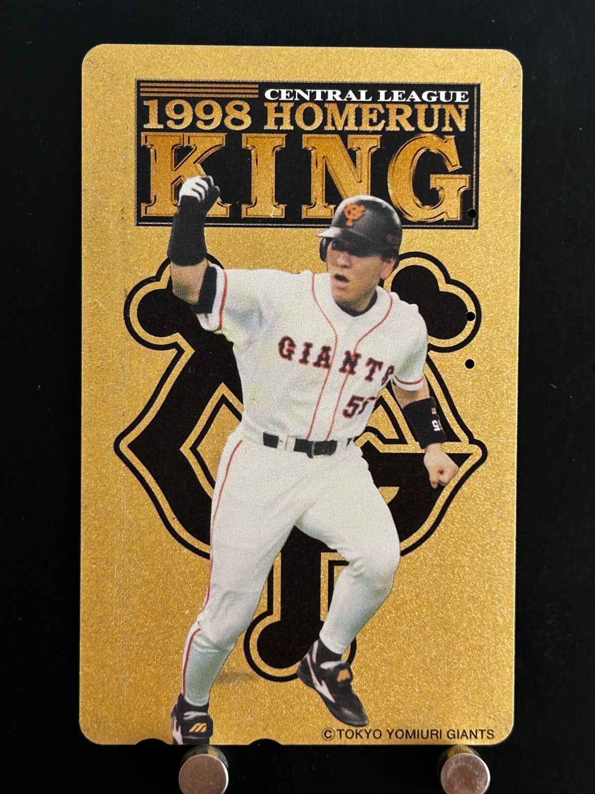 松井秀喜'98 CHARITY TELEPHONE CARD 未開封 Hideki Matsui Telephone Card 1998 Home Run King Yomiuri