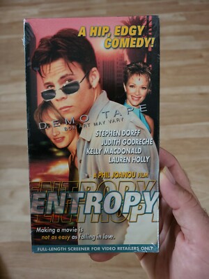 Entropy (VHS,2000) Stephen Dorff Rare Comedy Demo Tape Screener Brand New Sealed
