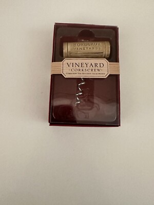 Vineyard Bordeaux'' Corkscrew with Gift Box
