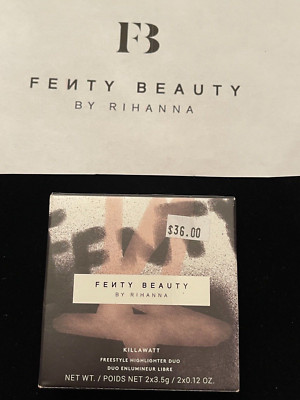 NEW in BOX FENTY KILLAWATT Freestyle HIGHLIGHTER DUO afternoon snack mo-hunny
