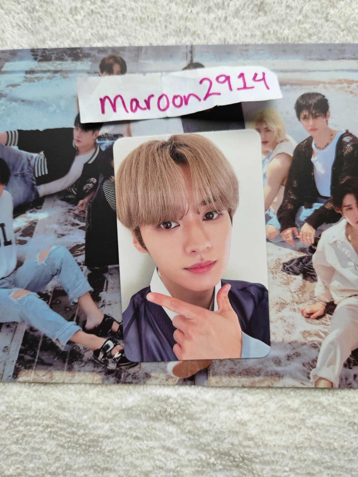 STRAY KIDS LEE KNOW Maxident Broadcast Photocard Official