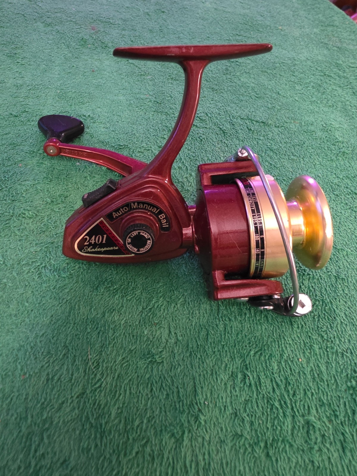 Shakespeare 2401 vintage convertible spinning fishing reel