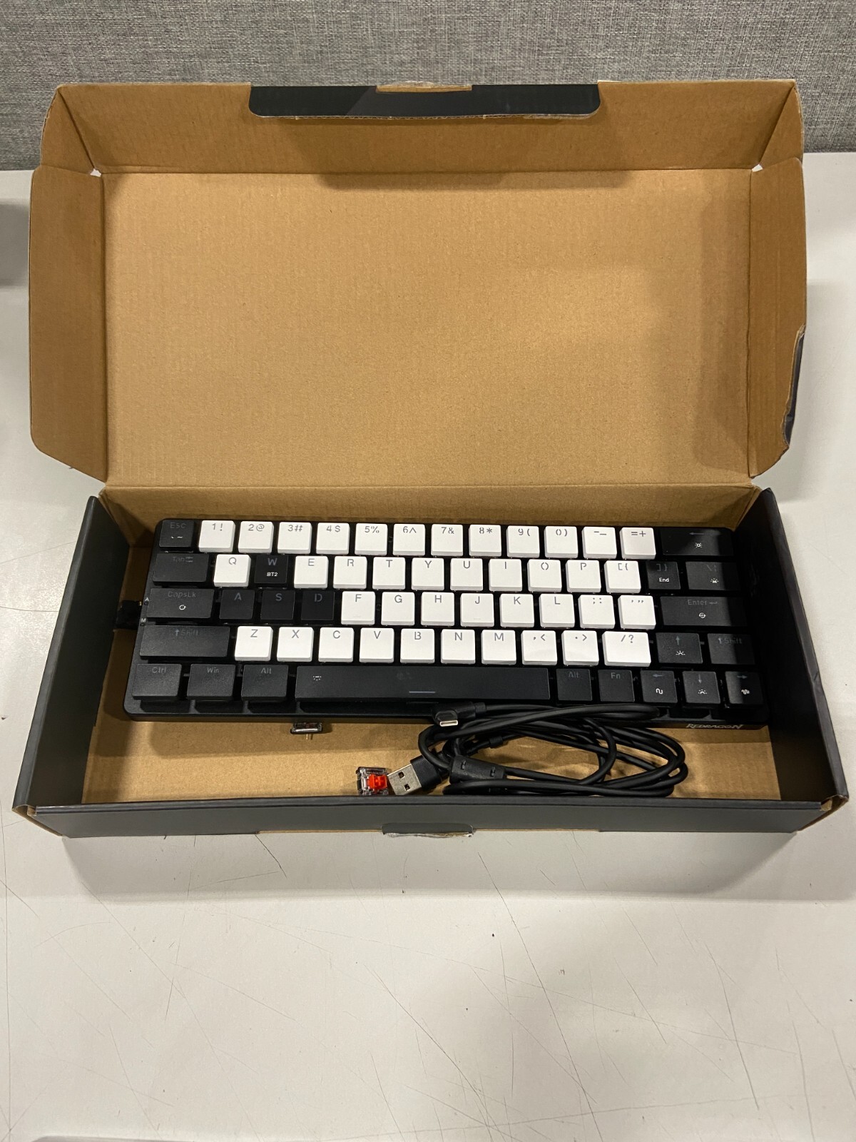 REDRAGON Elise Pro K624P RGB Slim Mechanical Gaming Keyboard Wireless 63 Keys