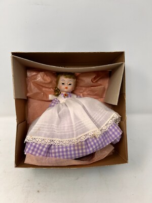 1977 Madame Alexander Meg Little Women #414 Bent Knee Box/Tissue/Stand 7 