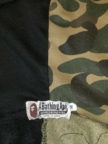 Bape A Bathing Ape  camo youth hoodie.