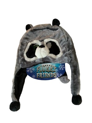 Flurry Friends Hat Mask raccoon