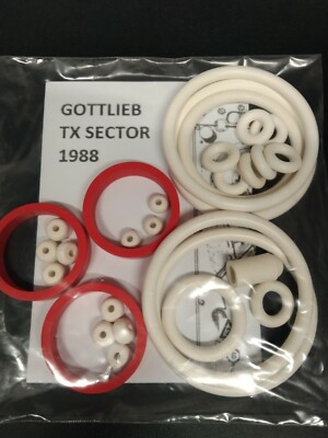 Kit Elastiques Flipper - TX SECTOR - 1988 - GOTTLIEB - Pinball Rubber Kit