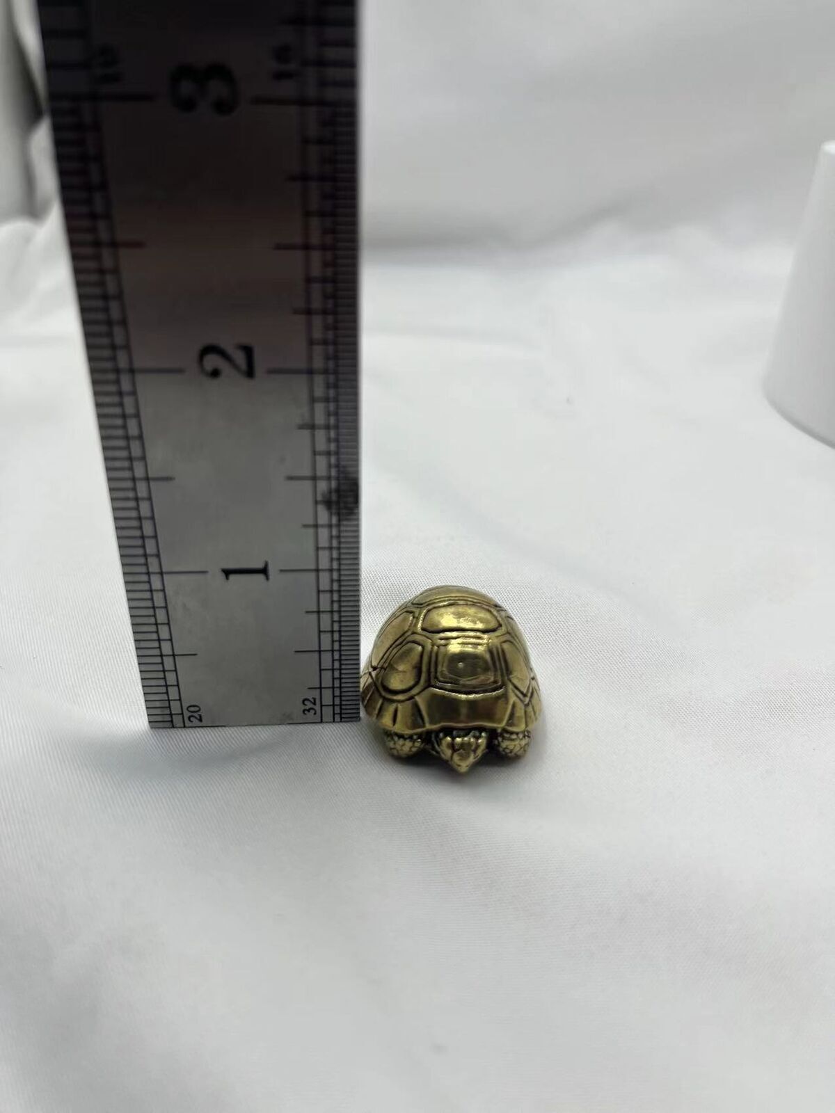 1 Pc Solid Brass Turtle Statue Ornament Turtle Tea Pet Decoration Collectibles*