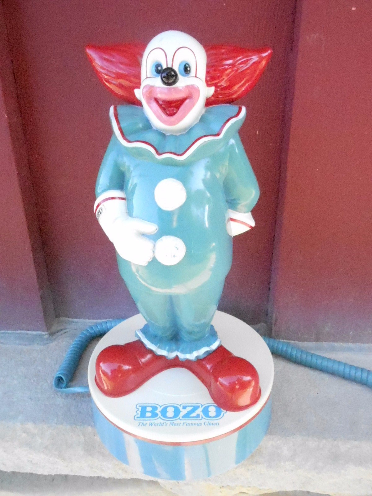 Vintage BOZO The World's Most Famous Clown Telephone (S18C