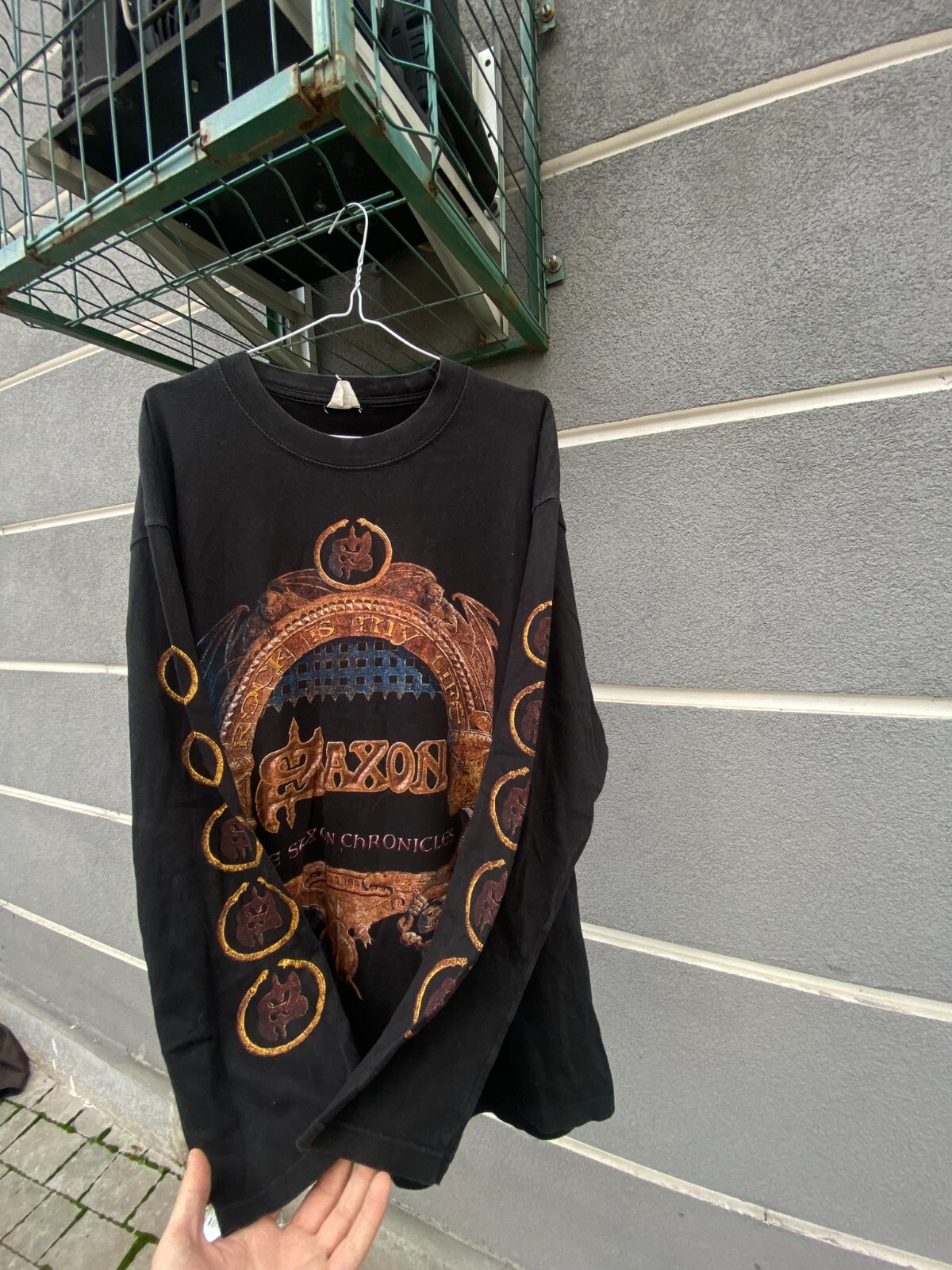 SAXON Isle of Man Live Tシャツ 1990 SAXON Isle of Man Live Tシャツ 1990