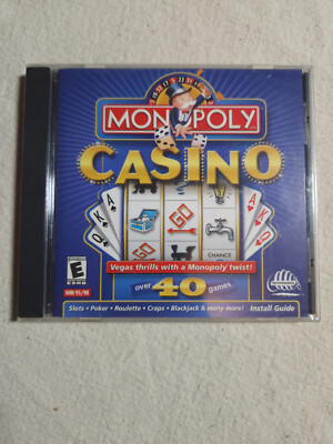 Monopoly Casino 40+ Game Bundle (PC, 1999) Hasbro | CD w/ Jewel Case SEALED