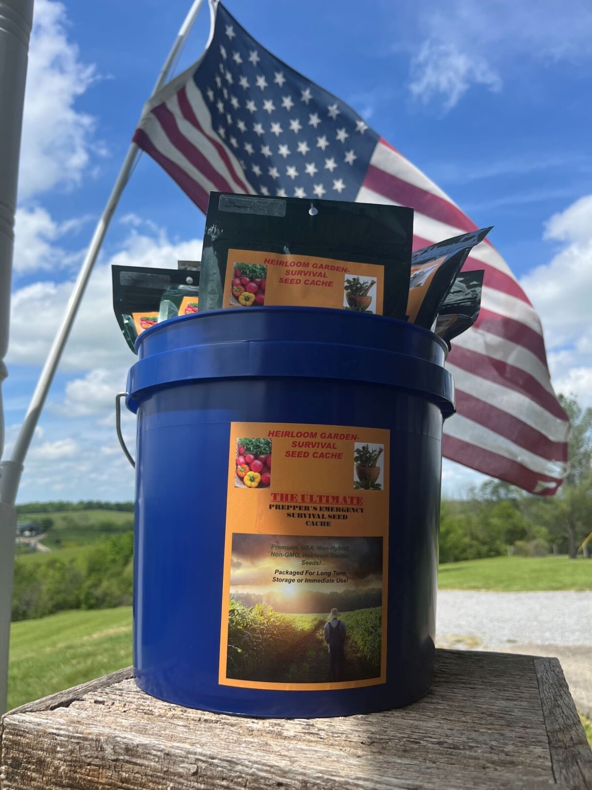 PREPPERS BE READY SURVIVAL CACHE 167 Varieties! 4LBS SPROUTS 3+ Million SEEDS