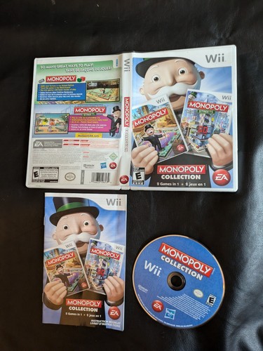 Monopoly Collection Streets 2 in 1 Nintendo Wii Complete