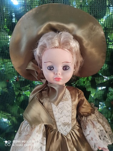 Poupée Vintage Furga Grano D'Oro 68 Cm - Italienne Années 70, Excellent État
