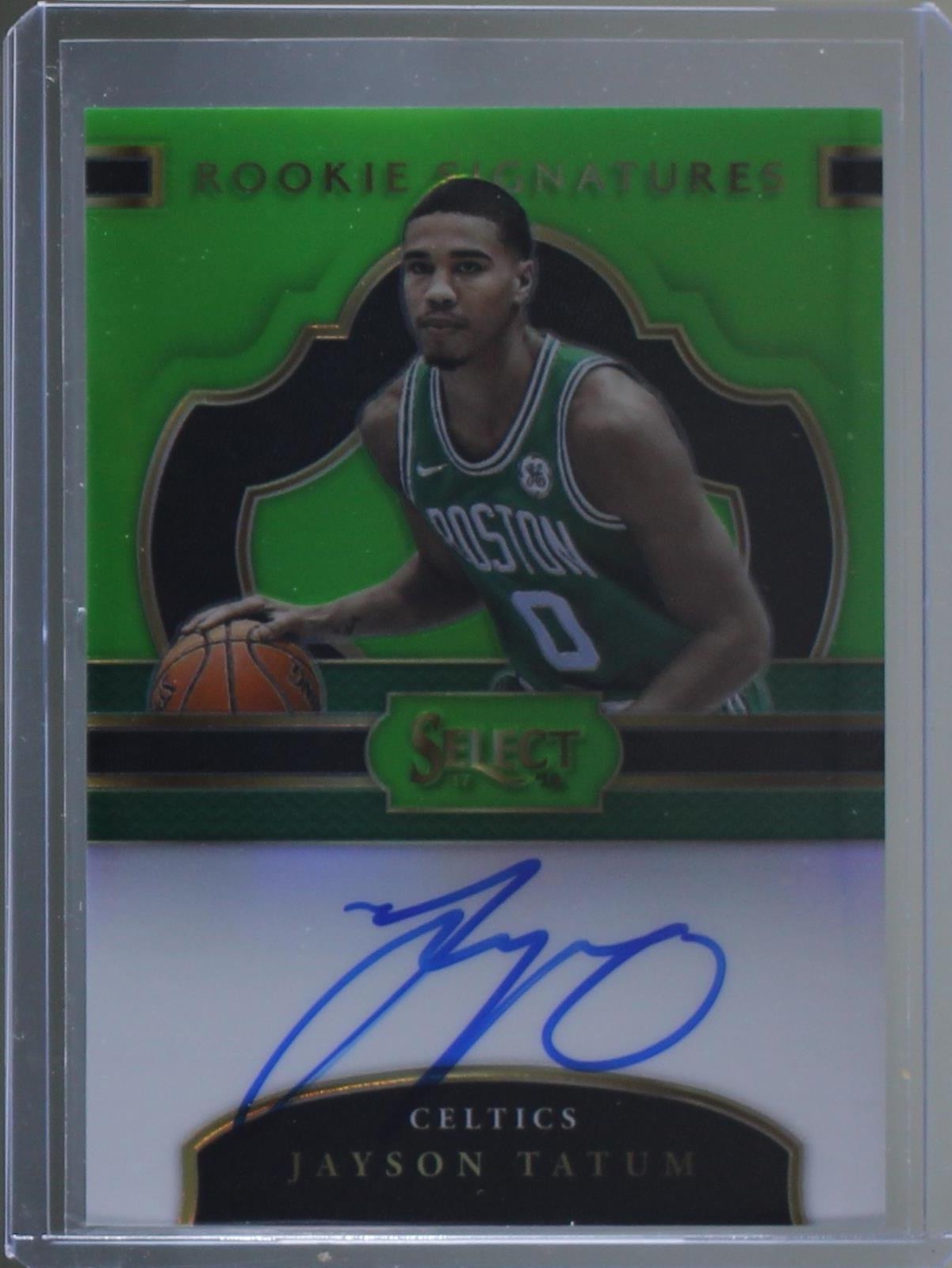 2017-18 Panini Select - Rookie Signatures Neon Green Prizm #RS-JAY ...