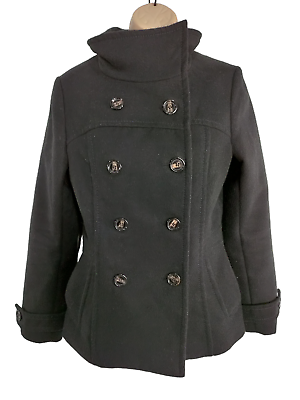 Womens peacoat with sale hood