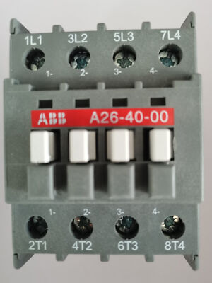 ABB four pole AC contactor A26-40-00 24V,110V,220V,380V