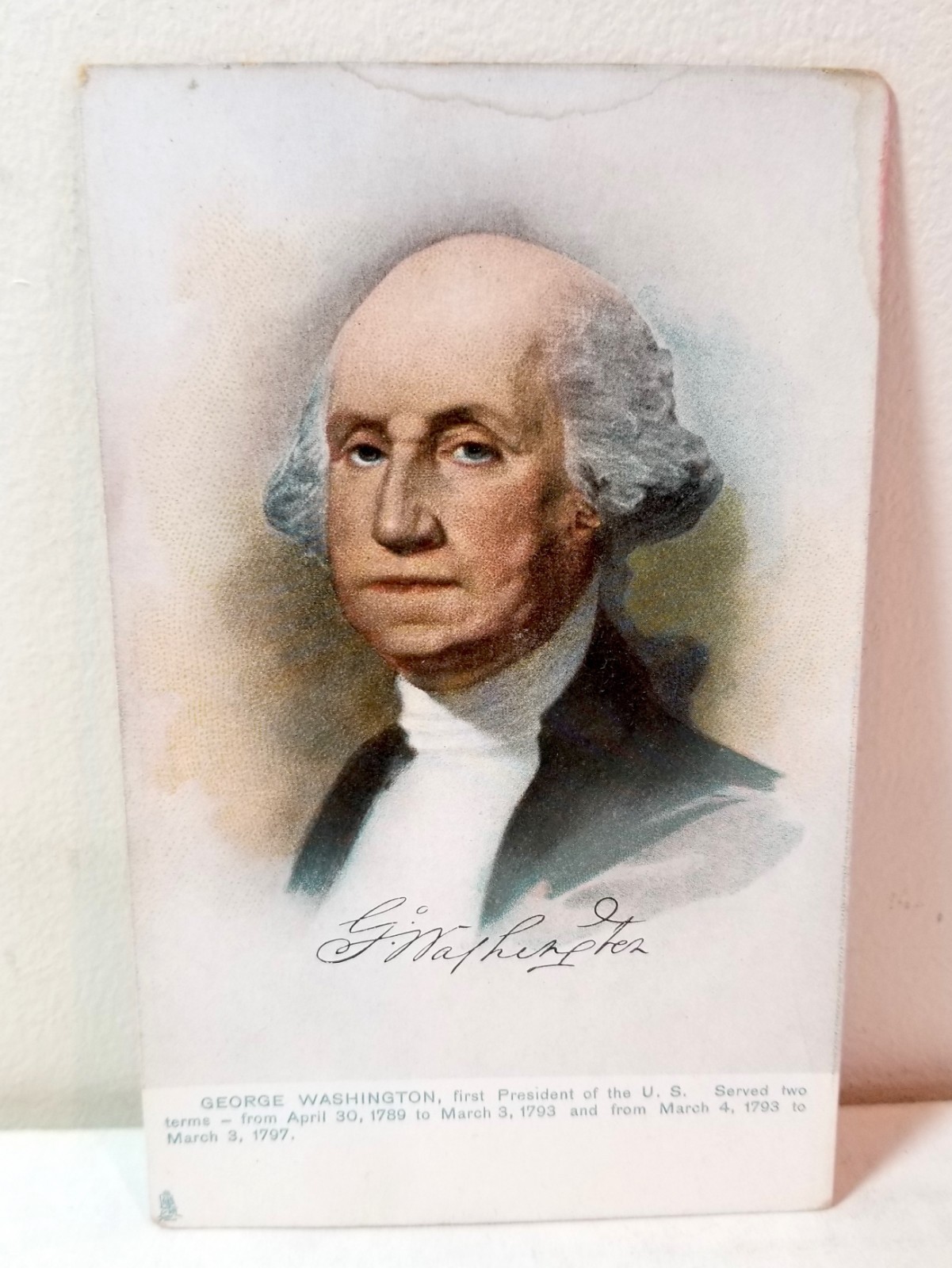 1910 Tuck's Presidents of the United States postcard set (26), envelope, Taft
