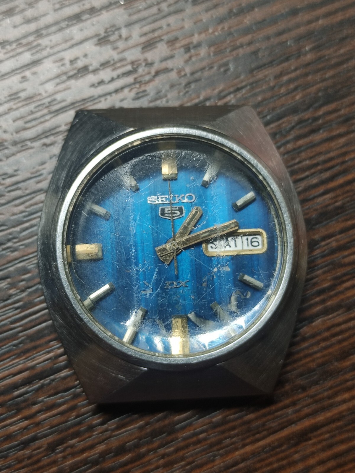 【OH済】SEIKO 5 DX 6106-7020 Seiko watch 5 DX 6106-7720 Sunburst Dial Automatic men Day