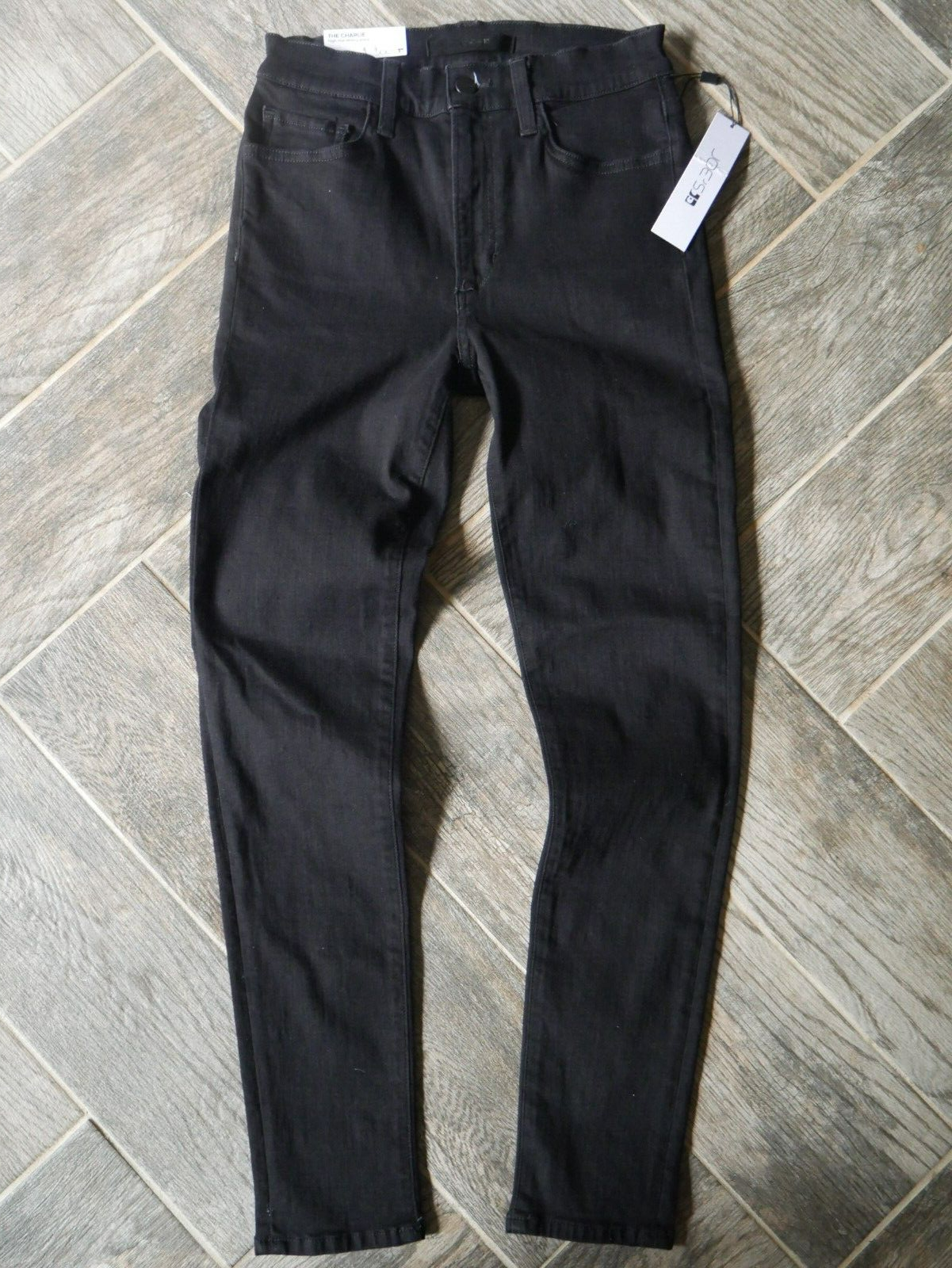 AWESOME Women's Black Jeans JOE'S The Charlie Ankle 26 w/Stretch $188 NWT