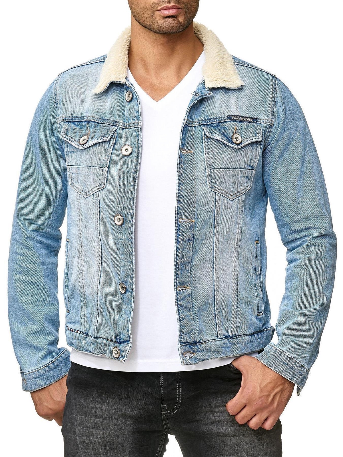 Giacca Da Camionista CLOSED DD082P2028 Vestiario Metà Blu Uomini - Foto 8