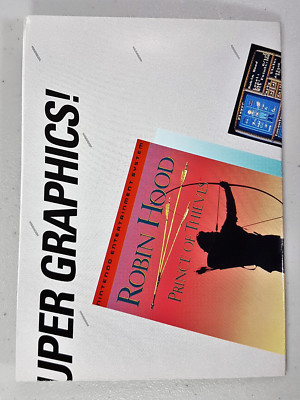 VINTAGE VIRGIN GAMES POSTER INSERT VIR-NES-US-1 - NINTENDO - NES (i005) 1991