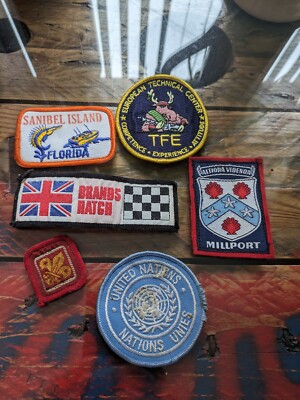 vintage patches job lot